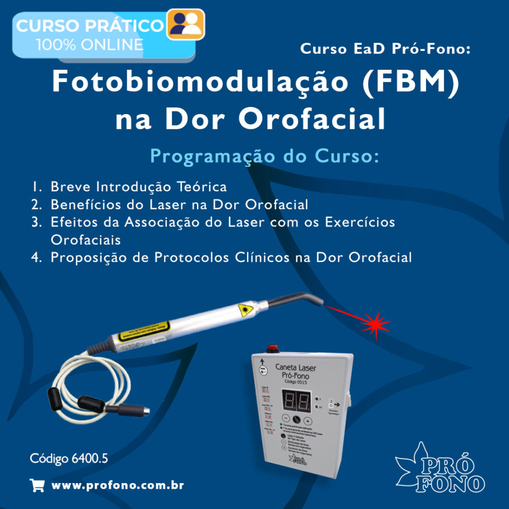 post 2 Curso EaD Pró-Fono: “Fotobiomodulação (FBM) na Dor Orofacial”